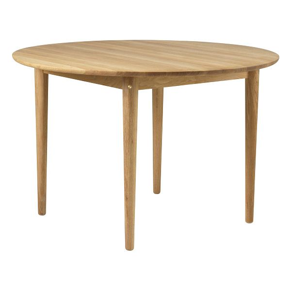 C62 Bjørk dining table, 115 cm, oiled oak