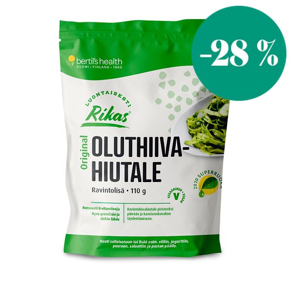 Ravintohiivahiutaleet (oluthiivahiutaleet), 110 g