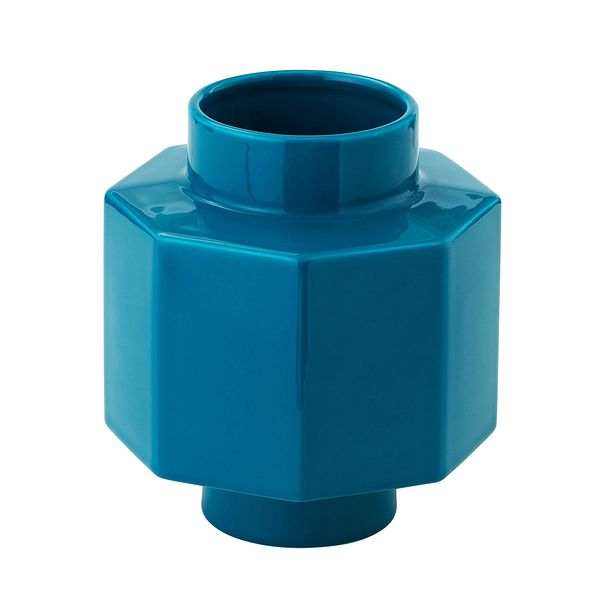Deko Object H5 Hexagon, petrol blue