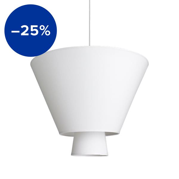 Hehku pendant, white