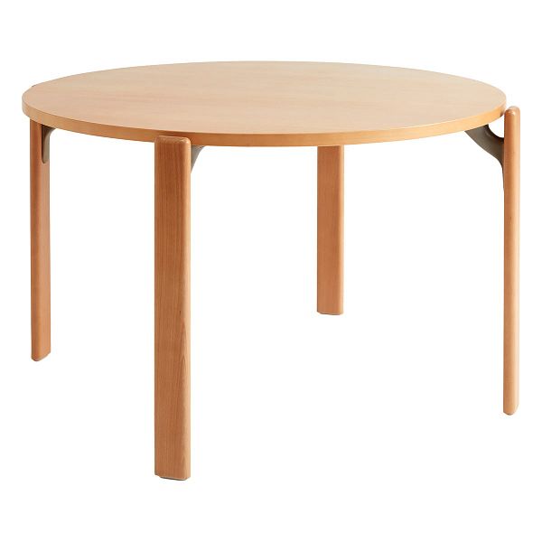 Rey table, 128 cm, golden - beech veneer