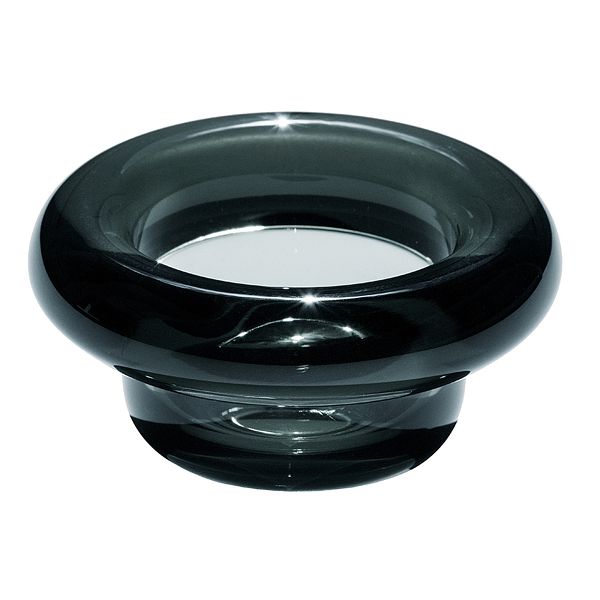 Sirkel tealight holder, smoke grey