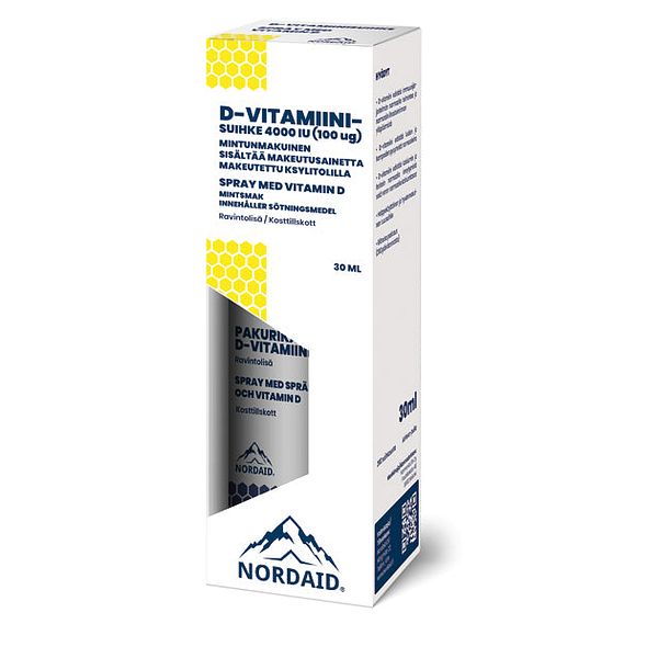 Nordaid D-vitamiinisuihke 30 ml / 100 mcg