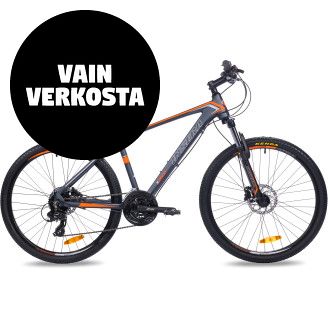 Maastopyörä Insera X2600 26”, 24-vaihteinen, runko 43 cm, grafiitti