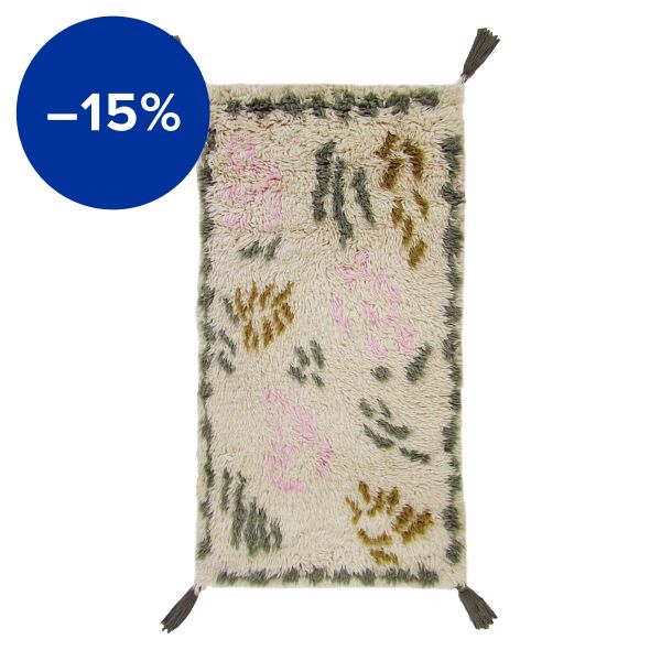 Väre rug, 80 x 150 cm, white