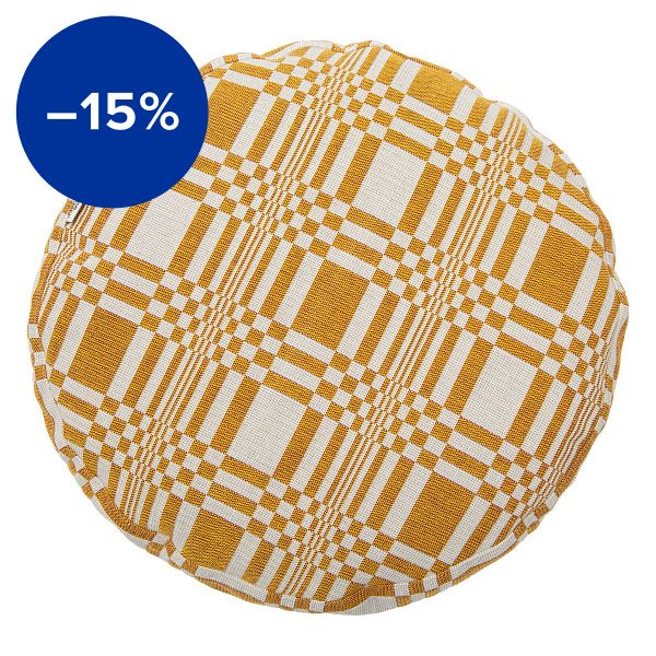 Beetle cushion, Doris ochre