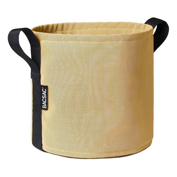 Fabric pot, 10 L, ginger yellow