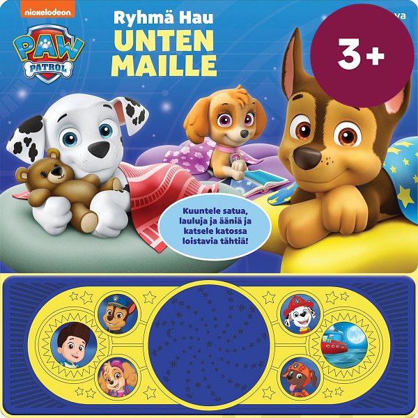 Ryhmä Hau unten maille. Ääninappikirja tähtivalolla!