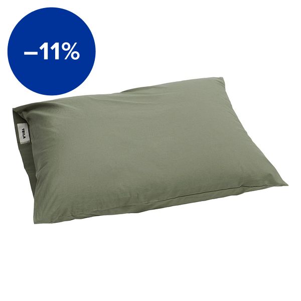 Pillow sham, 50 x 60 cm, olive green