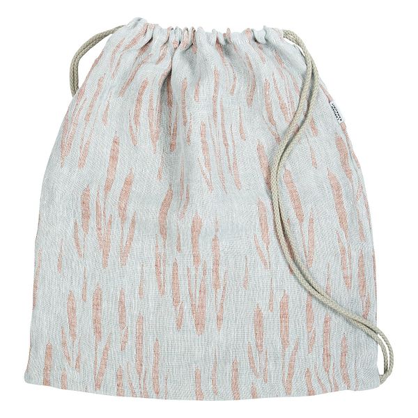 Osmankäämi drawstring bag, grey - cinnamon