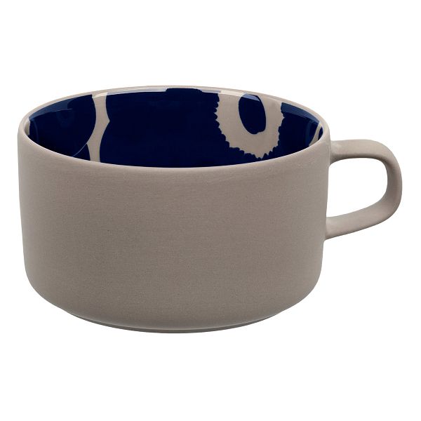 Oiva - Unikko teacup, 2,5 dl, terra - dark blue