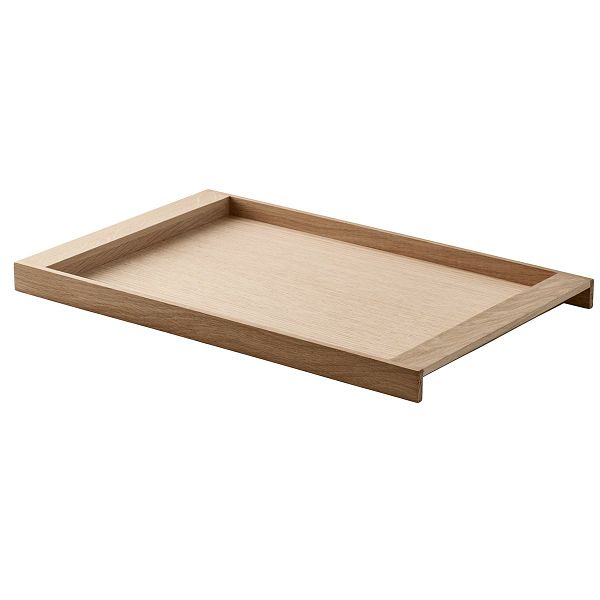 No. 10 tray, large, oak