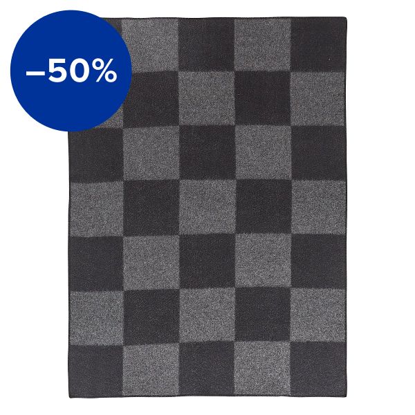 Ala throw, 130 x 180 cm, dark grey - black