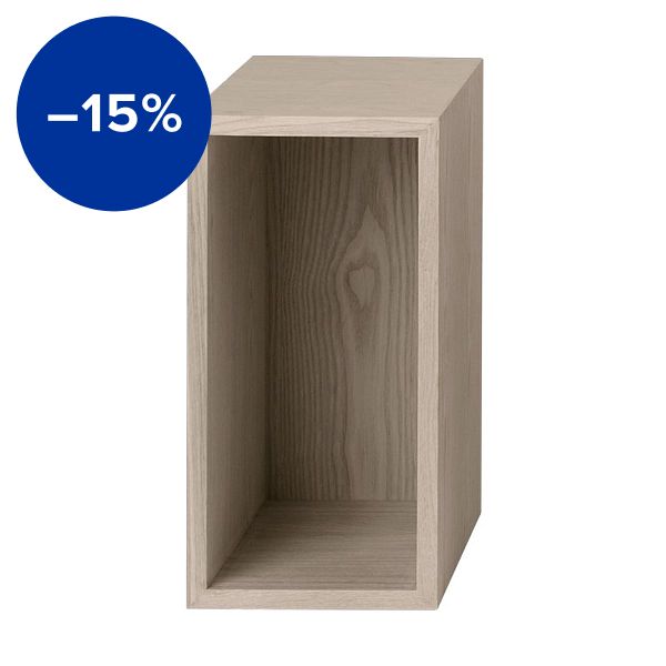 Modulo Stacked con fondo, piccolo, rovere