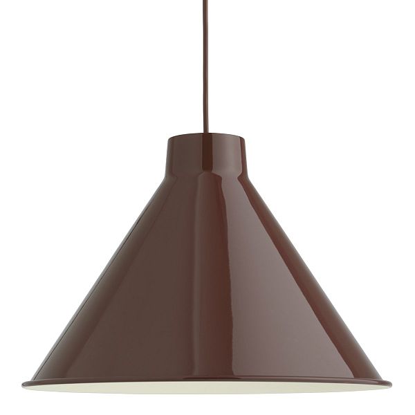 Top pendant lamp, 38 cm, deep red