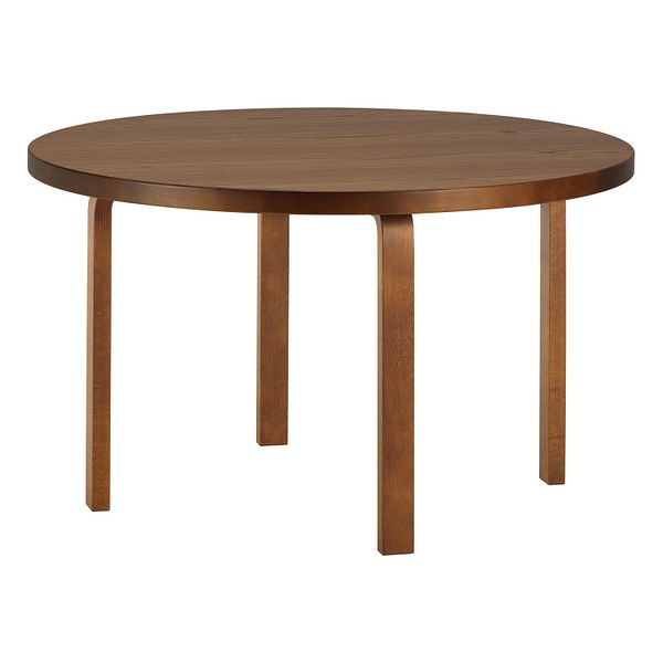 Aalto table 91, walnut stained