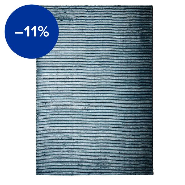 Houkime rug, 200 x 300 cm, midnight blue