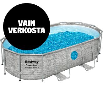 Uima-allas Bestway Power Steel Swim Vista 427 x 250 x 100 cm