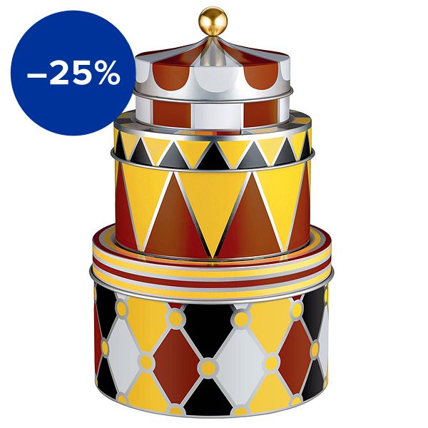 Circus tin boxes, set of 3