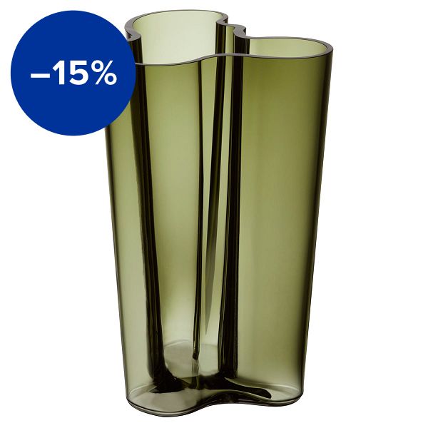 Aalto vase 251 mm, moss green