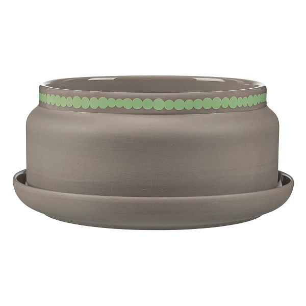 Oiva - Siirtolapuutarha flower pot, 17,5 cm, terra - mint