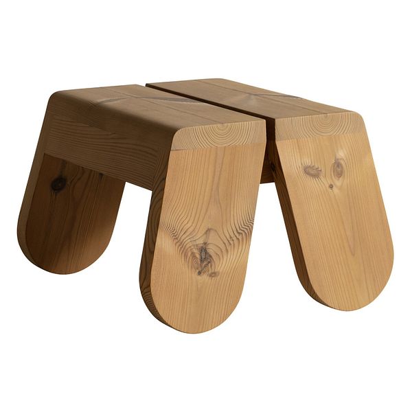 015 Peace outdoor foot stool, pine