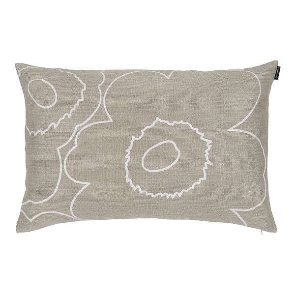 Piirto Unikko cushion cover, 40 x 60 cm, sand - white
