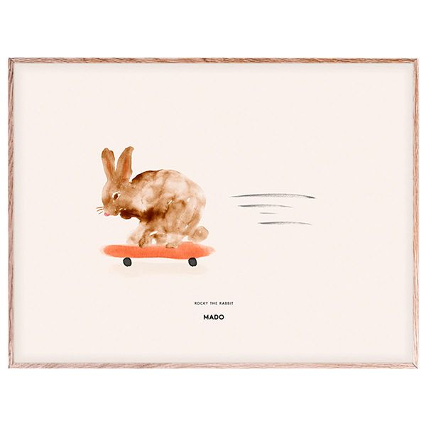 Rocky the Rabbit poster 40 x 30 cm