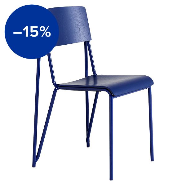 Petit Standard chair, ultramarine - ultramarine