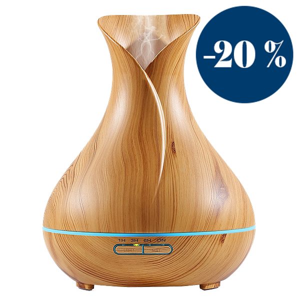 Diffuuseri eteerisille öljyille, 400 ml