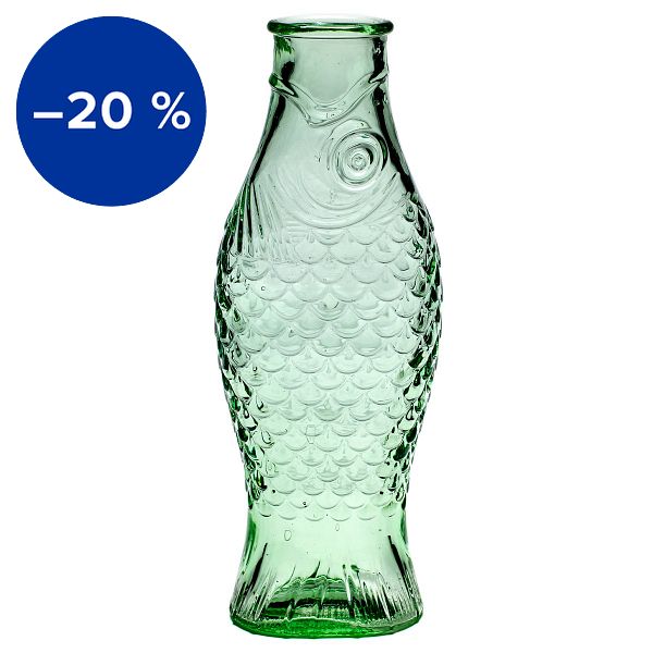 Fish & Fish bottle, green