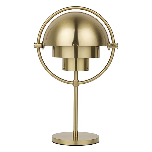 Multi-lite portable table lamp, brass - brass
