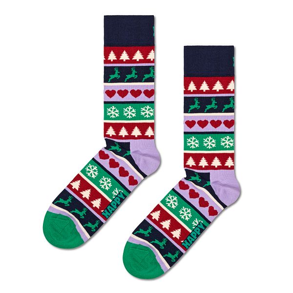 Sukat Happy Socks Christmas Stripe 41-46