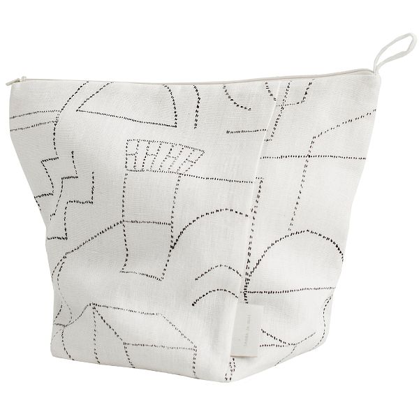Unien talo cosmetic bag, white