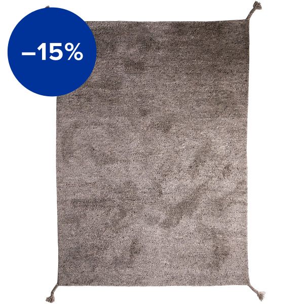 Uni rug, light grey