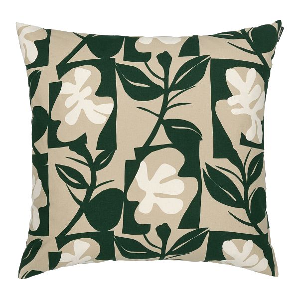 Pienet Naatit cushion cover, 50 x 50 cm, beige-cotton-green