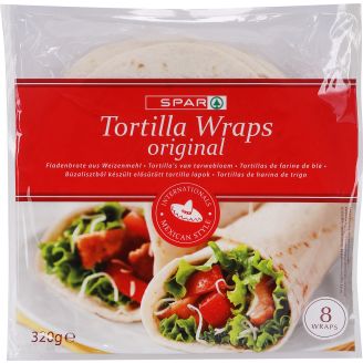Vehnätortilla SPAR 8 kpl 320 g Tortilla Wraps Medium