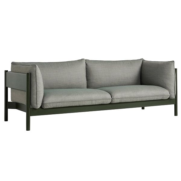 Arbour Eco 3-seater, Atlas 931 - bottle green lacquered beech