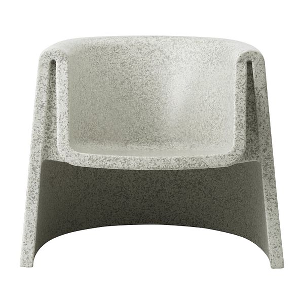 Bit lounge chair, white