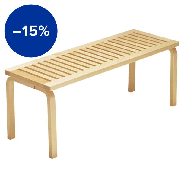 Aalto bench 153A, birch