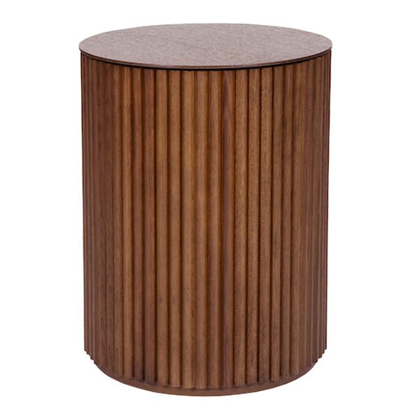 Petit Palais side table, 55 cm, teak stained oak