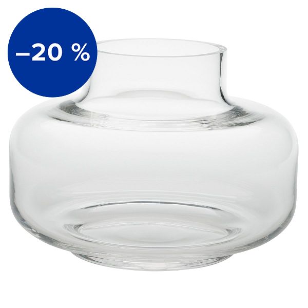 Urna vase, clear