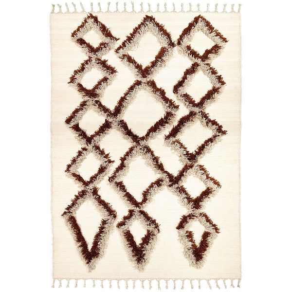 Tie rug 200 x 300 cm, brown