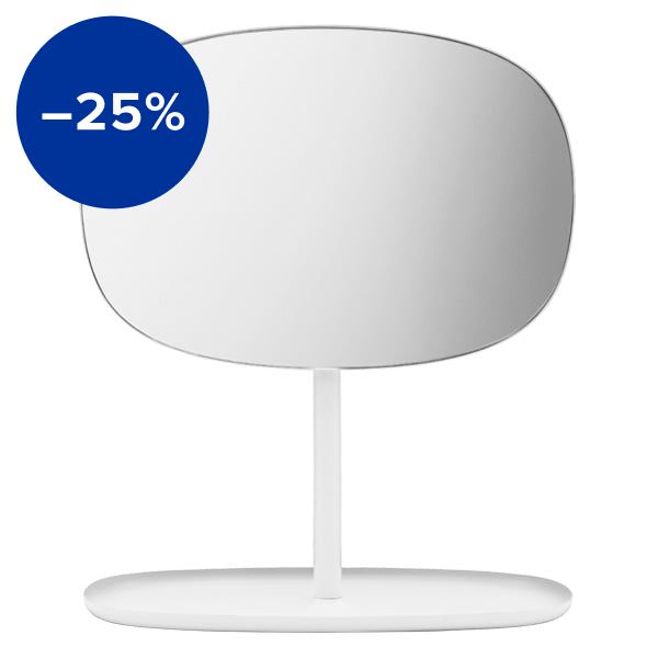 Flip mirror, white