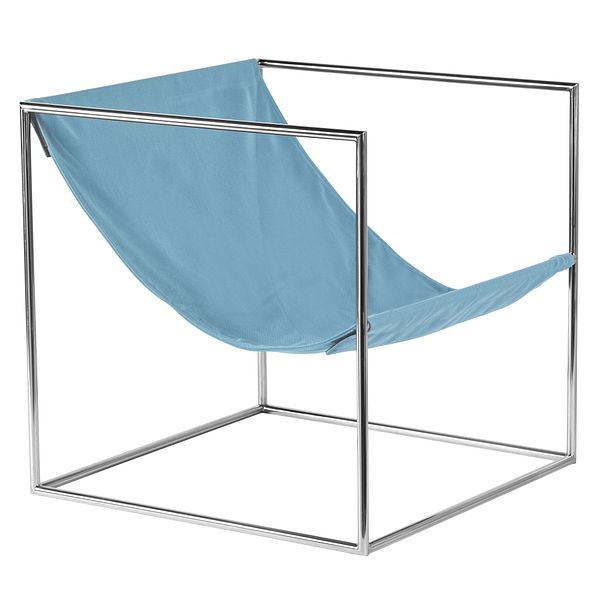 Solo Seat, stainless steel - light blue