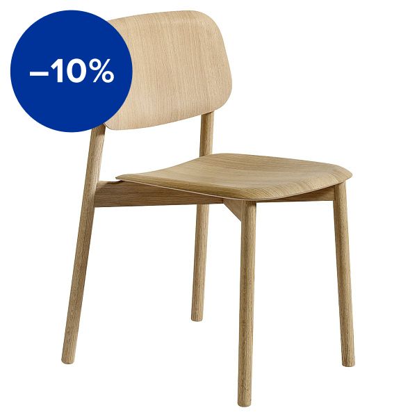 Soft Edge 60 chair, lacquered oak