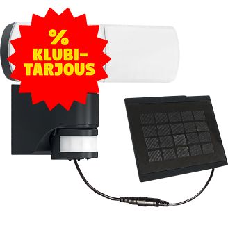 SOLAR LED seinävalaisin 2in1 3xC