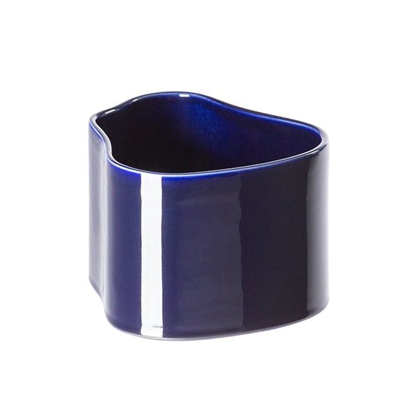 Riihitie plant pot A, small, blue gloss