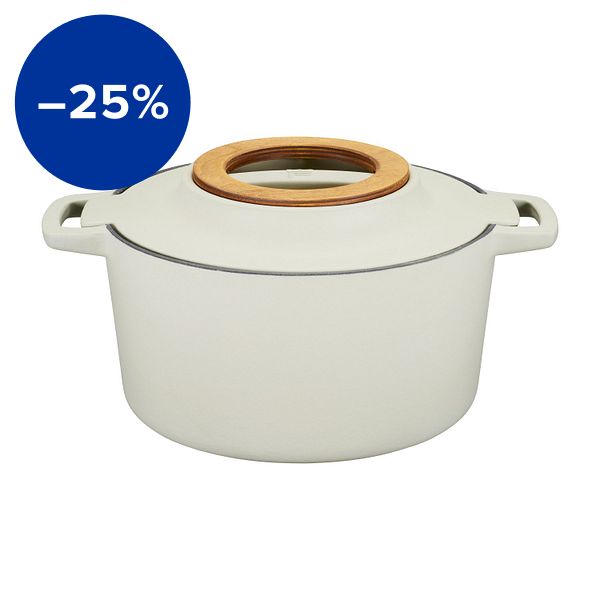 Norden cast iron pot, 4 L, birch