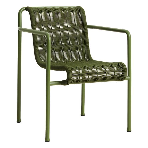 Palissade Cord dining armchair, olive